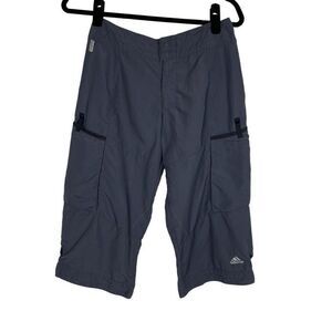 Adidas Gray Cargo Capri Pant - Women’s S